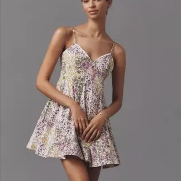 NWT Anthropologie Maeve Fit and Flare  Sundress - Picture 2 of 4